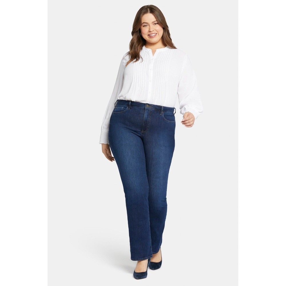NYDJ Barbara Bootcut Jeans Women 16P Dark Blue Lift Tuck Minimalist PDNM2044